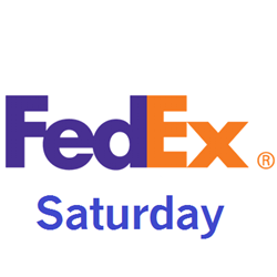 Saturday Delivery **must have FedEx Priority Overnight for shipping method** 