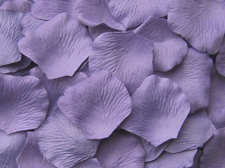 Hyacinth silk rose petals, bag of 100 