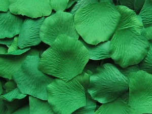 Jade silk rose petals, bag of 100 