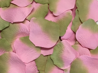 Pink Camo silk rose petals, bag of 100 