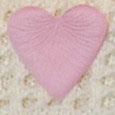 Pink Silk Heart Shapes 