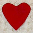 Red Silk Heart Shapes 