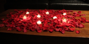Romance Package - Red freeze dried rose petals 