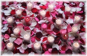 Romance package, 4000 Silk Petals, VALENTINE MIX 