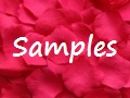 Sample of silk rose petals 