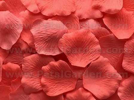 Seashell silk rose petals, bag of 100 