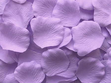 Lavender silk rose petals - Value Pack of 1,000 